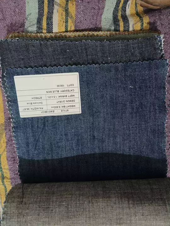 Denim fabric uploaded by ANANDTHAS EXPORTS  on 12/22/2022