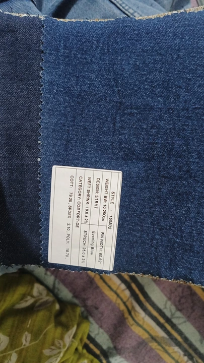 Denim fabric uploaded by ANANDTHAS EXPORTS  on 12/22/2022