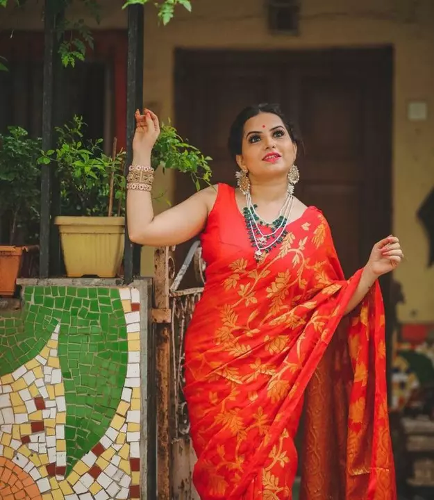 Pure Banarasi Soft Silk saree  uploaded by Balaji Lifestyle on 12/22/2022