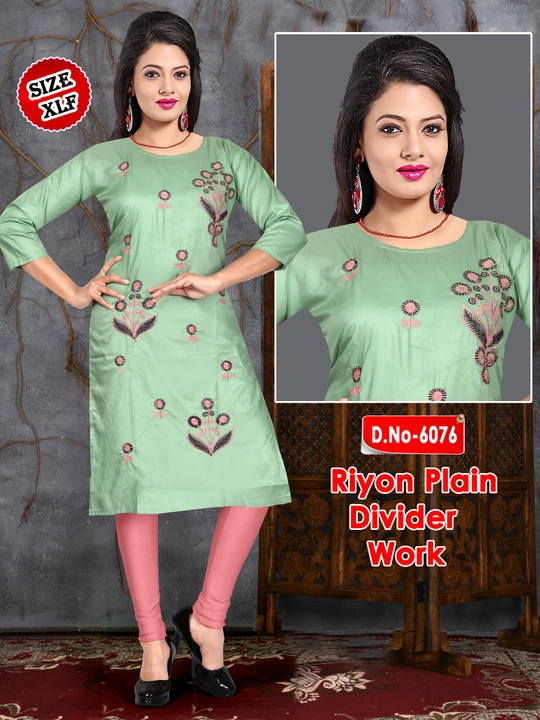Embroidery work Kurtis  uploaded by Glam fashion on 12/22/2022
