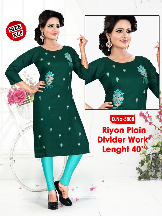 Embroidery work Kurtis  uploaded by Glam fashion on 12/22/2022