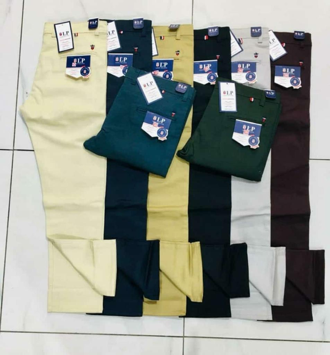Men's cotton trousers  uploaded by Panther garments - manufacturing  on 12/22/2022
