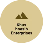 Business logo of Khushnasib enterprises