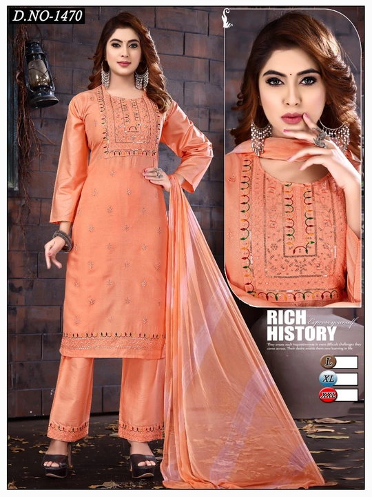 Chanderi silk  uploaded by Fashion point on 12/22/2022