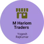 Business logo of M HariOm Traders
