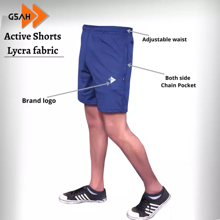 Active Shorts lycra  uploaded by Ganpati sports and Hosiery on 12/23/2022