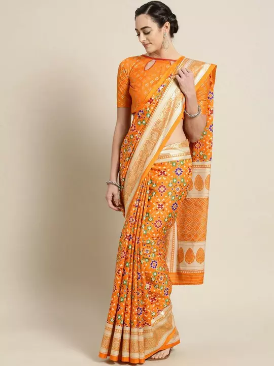 Pure Heavy Satin Silk Saree With Digital Print With New Concept* uploaded by business on 12/23/2022