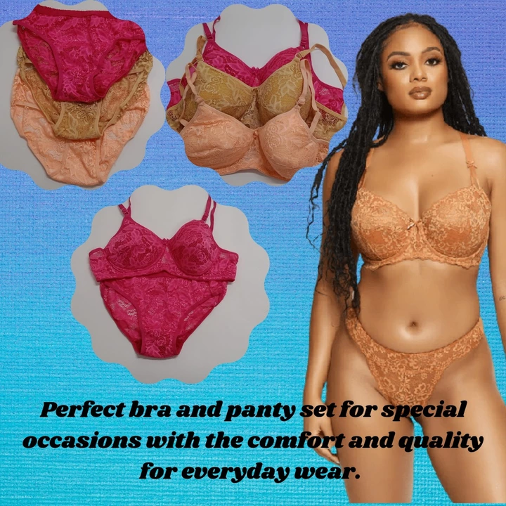 Product image with price: Rs. 399, ID: padded-bra-and-panty-set-4819328c