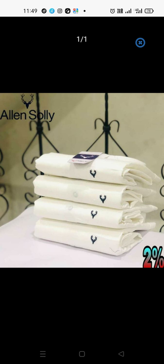 Allen Solly shirt uploaded by business on 12/23/2022