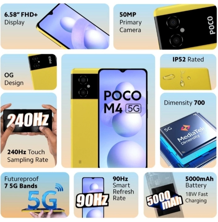 Poco M4 5G uploaded by Shop Online Buy now Low prices🛍️💸 on 12/23/2022