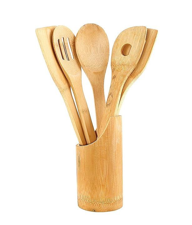 Bamboo Cooking, Serving Wooden Spoon with Stand (Each 30 cm Long) -5 Piece Set

 uploaded by CLASSY TOUCH INTERNATIONAL PVT LTD on 2/4/2021