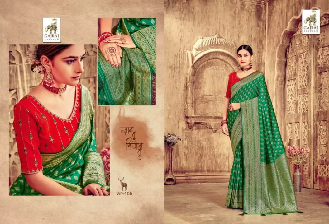 Gajraj

Silk saree with blouse

1699

Gst n ship extra uploaded by Aanvi fab on 12/23/2022