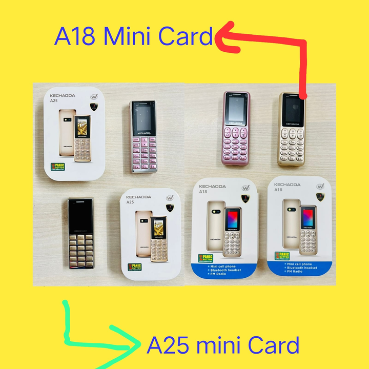 Kechaoda A18/A25 Mini Card Phone  uploaded by M S Traders on 12/23/2022