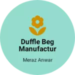 Business logo of Duffle beg manufacturer