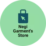 Business logo of Negi garment's store