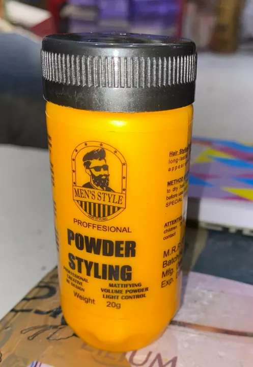 Men's style styling powder  uploaded by business on 12/23/2022