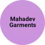 Business logo of Mahadev Garments