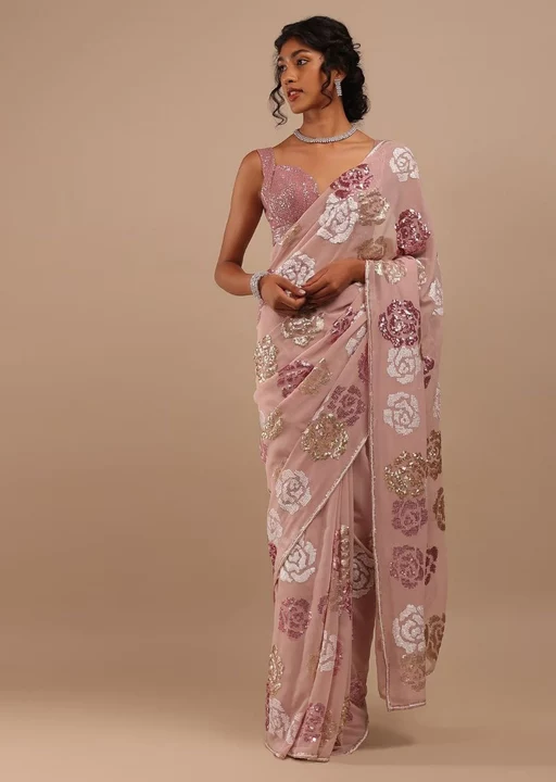 Multi sequence beautiful saree uploaded by GS TRADERS on 12/23/2022