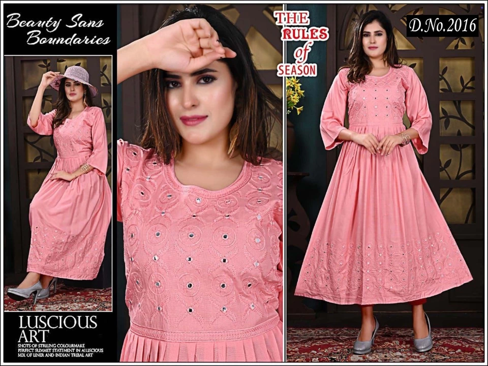 Embroidery Kurti  uploaded by Glam fashion on 12/23/2022