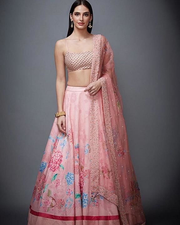 PARTY WEAR LEHNGA CHOLI uploaded by business on 2/4/2021