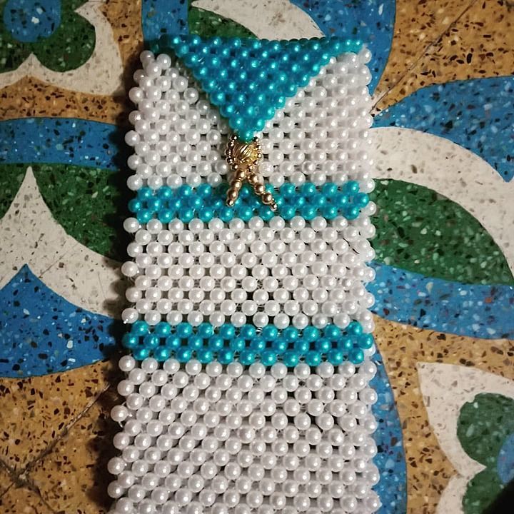 Beaded mobile pouch uploaded by business on 2/4/2021