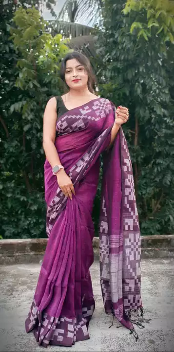 Post image Hey! Checkout my new product called
Linen hand weaving jamdani saree .
