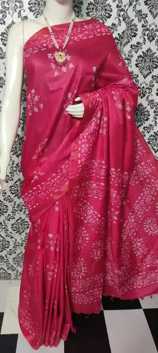 Batik silk saree uploaded by WeaveMe India on 12/23/2022