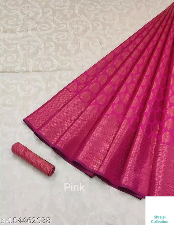 
Name: Soft coppar tanchui aiswarya banarsi silk sare uploaded by Shrejal's collection on 12/23/2022
