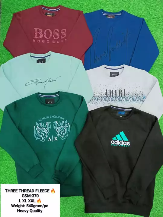MULTI brand sweatshirt  uploaded by Radhay Knitwears on 12/23/2022