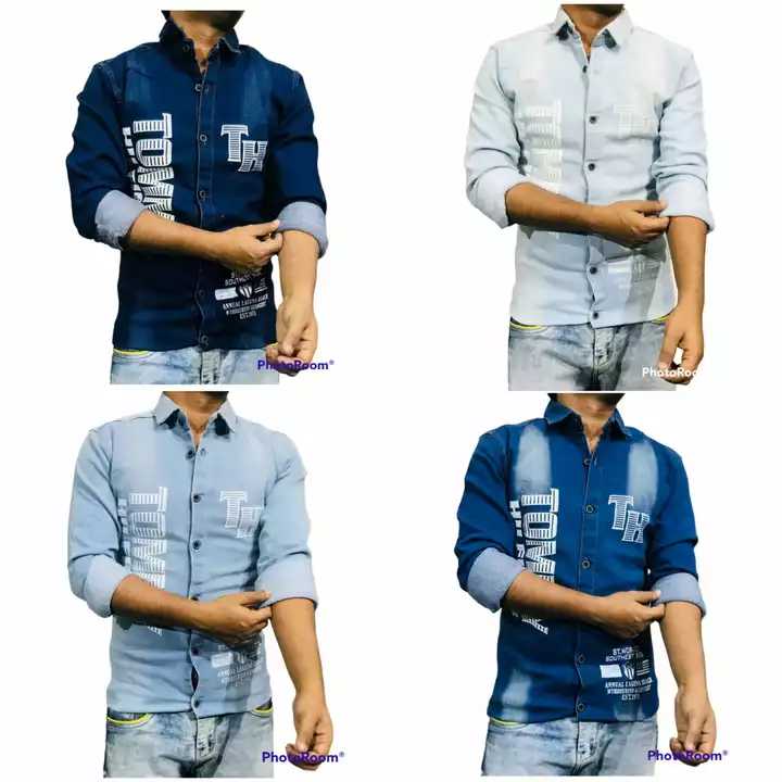 Showroom Quality Denim Double Pocket Shirts uploaded by Hindustan Trading Company 9024349754 on 12/24/2022