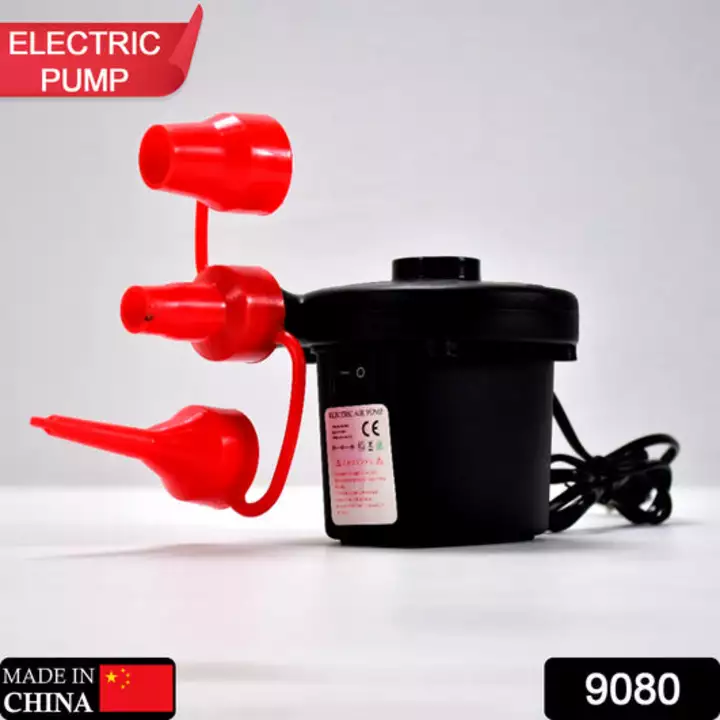 9080 Electric Air Pump For Ball , Balloon ( 3 Nozzle ) uploaded by DeoDap on 12/24/2022