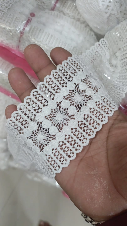 GPO white lace uploaded by Shreeji lace on 12/24/2022