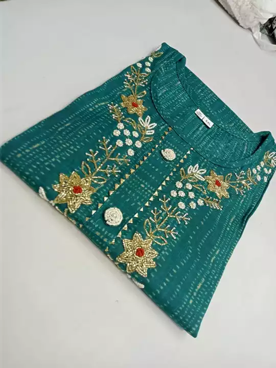 Hand work kurti uploaded by business on 12/24/2022
