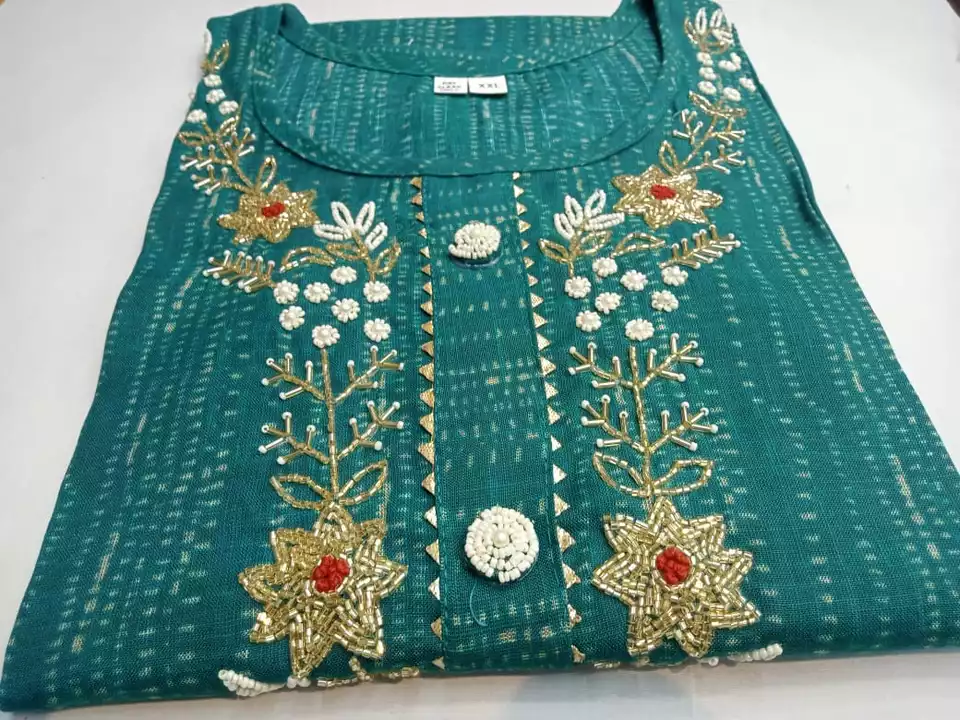 Hand work kurti uploaded by business on 12/24/2022