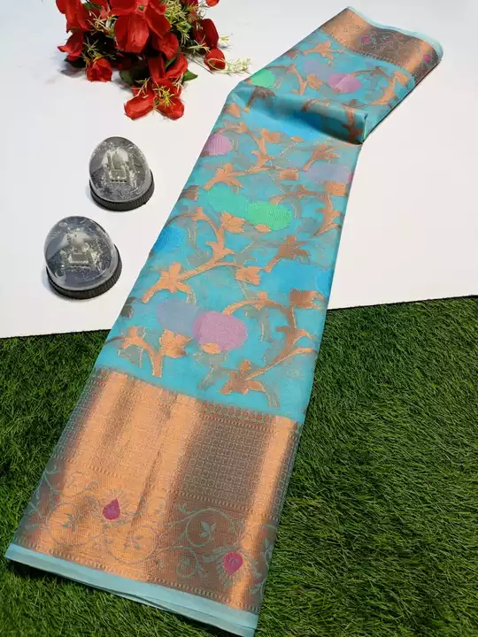 Banarasi kora organza soft silk saree  uploaded by Raza textiles on 12/24/2022