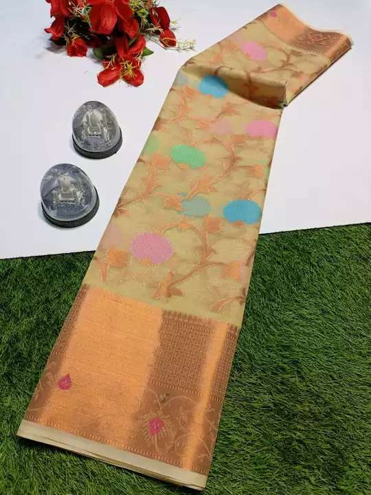 Banarasi kora organza soft silk saree  uploaded by Raza textiles on 12/24/2022