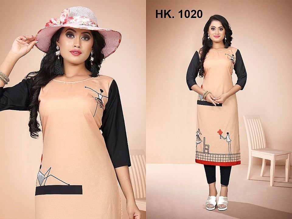 Post image Hey! Checkout my updated collection Digital printing kurti.