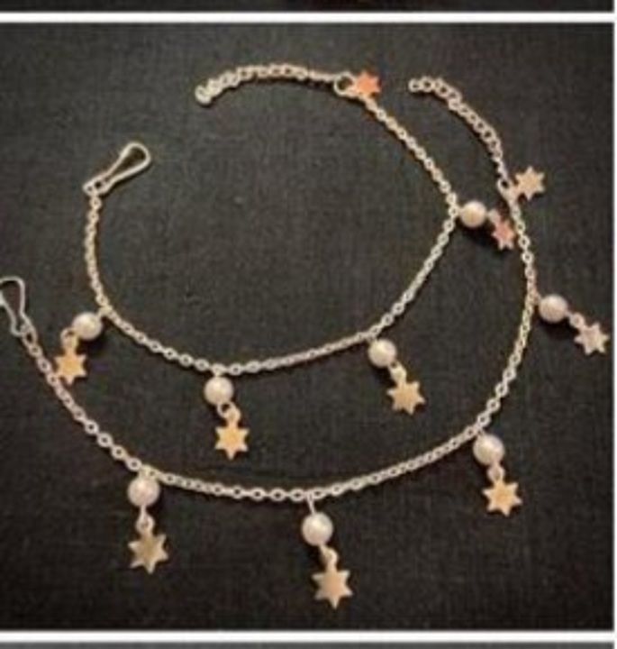 Pearl with stars anklet uploaded by business on 2/5/2021
