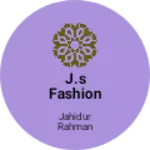 Business logo of J.S Fashion