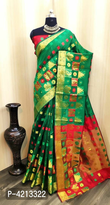 Best ever silk saree uploaded by business on 12/24/2022