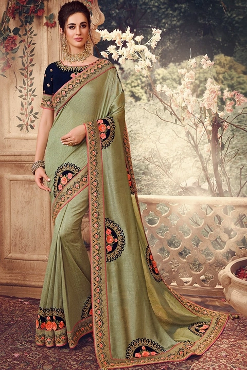 Designer party wear saree uploaded by Maa Creation. on 12/24/2022