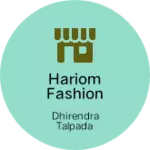 Business logo of Hariom Fashion Hub