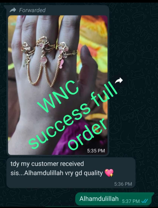 Customer review whatsapp no stockist uploaded by WNC HANDSTOCK on 12/24/2022