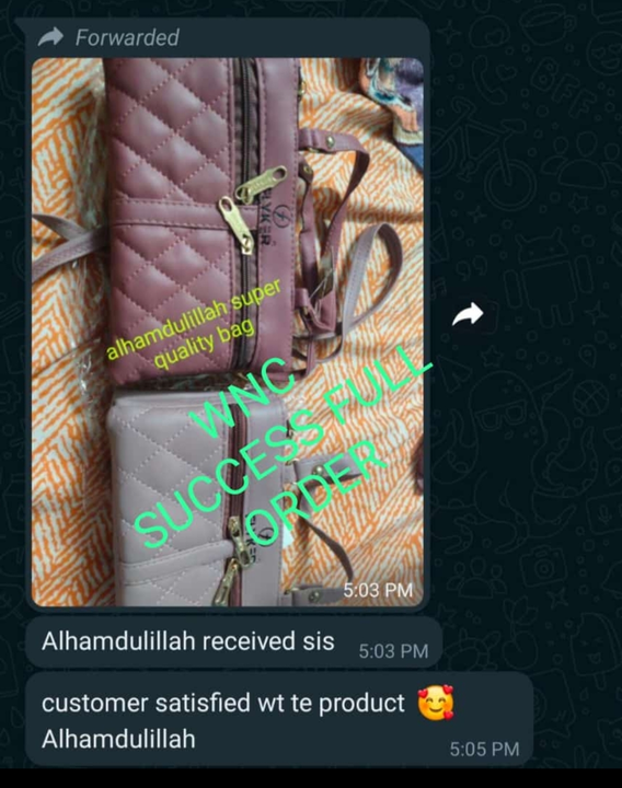 Customer review whatsapp no stockist uploaded by WNC HANDSTOCK on 12/24/2022