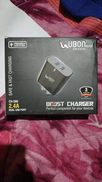 Ubon dual USB Port Mobile charger uploaded by P3 STORS on 5/31/2024