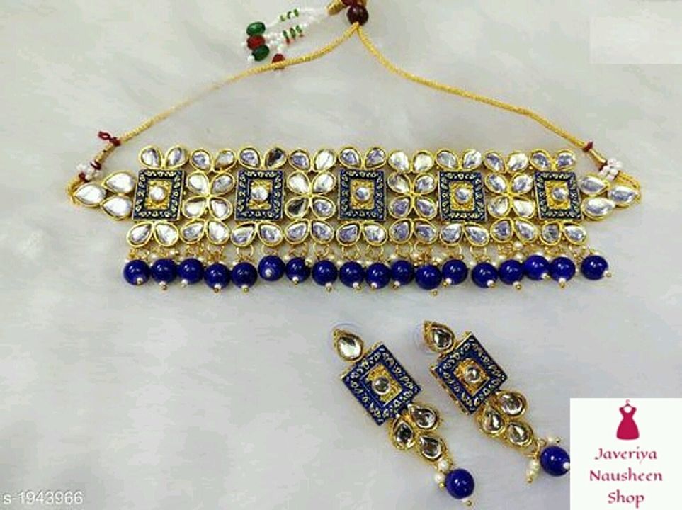 Alloy gold plated choker set uploaded by business on 2/5/2021
