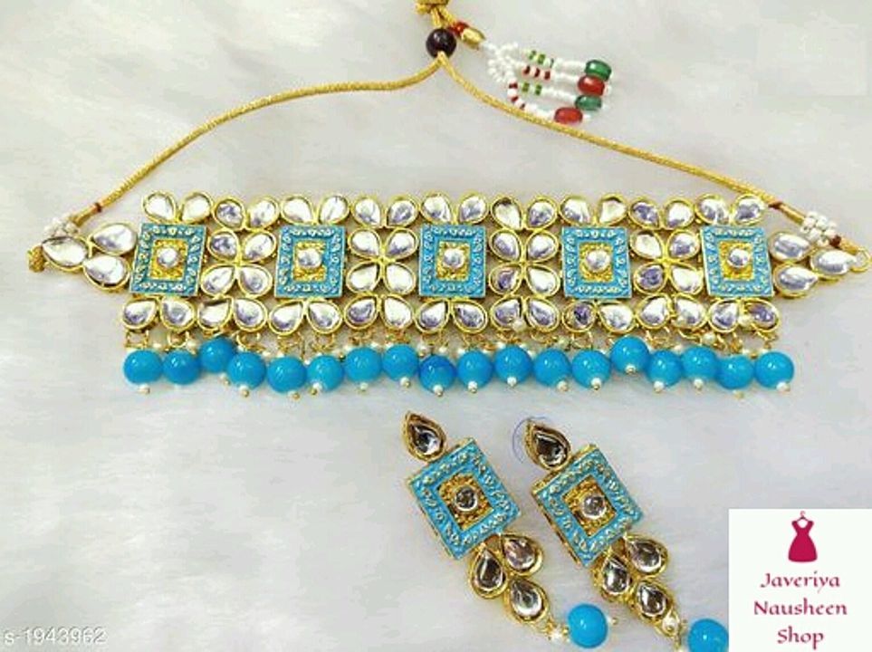 Alloy gold plated choker set uploaded by business on 2/5/2021