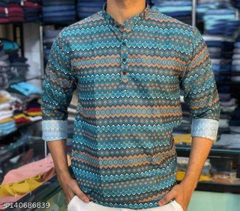 Digital printed kurta for mens uploaded by My Indian fashion on 12/24/2022