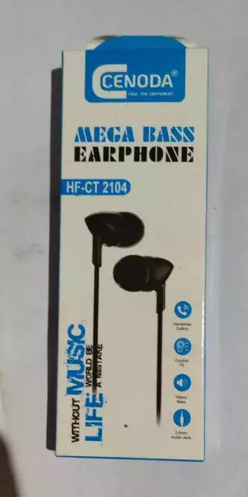 Cenoda earphone mega Bass with mic uploaded by P3 STORS on 12/25/2022