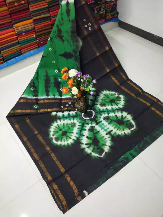 Madurai cotton sungudi bandhini sarees uploaded by SKS GARMENTS on 5/30/2024